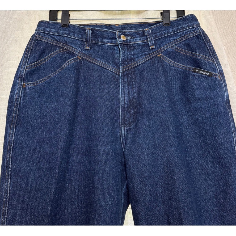 Vintage Rocky Mountain Rockies Western Jeans High Rise Bareback 15/16 XL Tall